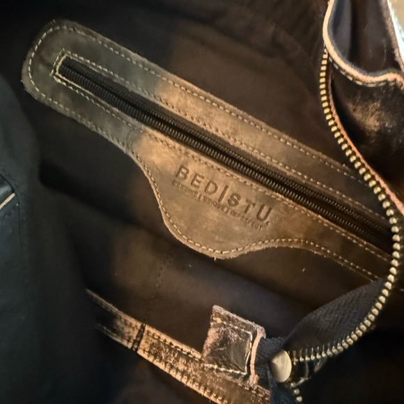 Bed Stu Rockababy Black Lux crossbody leather tote - Picture 12 of 13